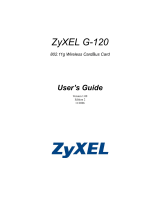 ZyXEL Communications G-120 User manual