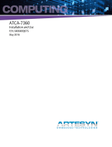Artesyn ATCA-7360 Installation and Use Manual