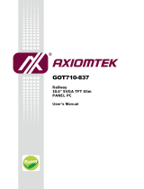 AXIOMTEK GOT710-837 User manual