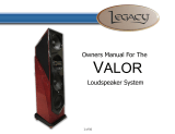 Legacy VALOR Owner's manual