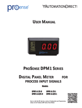 Automation Direct ProSense DPM1-A-A2R-H User manual
