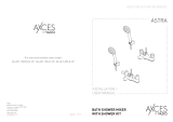 VADO Axces Astra AX-AST-130+K-CP Installation & User Manual
