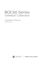 Bang & Olufsen Celestial BOC80 Series Installation guide