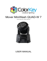 ColorKey MiniWash QUAD-W 7 User manual