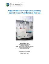 Bioscience Ampulmatic-10 Purge Gas Injector Operation and Maintenance Manual