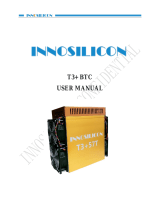 INNOSILICON T3+ BTC Miner User manual