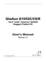Arbor Technology Gladius G1052CS User manual