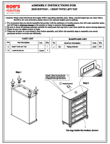 Bob's Discount Furniture Mystic Bay Chest Assembly Instructions