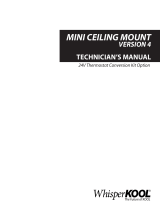 WhisperKool Mini Ceiling Mount Technician Manual