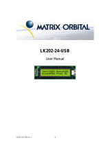 Matrix Orbital LK202-24-USB User manual