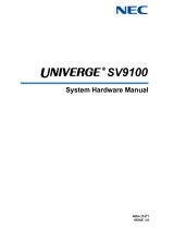 NEC Univerge SV9100 System Hardware Manual