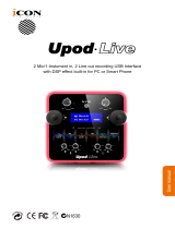 ICON ProAudio Upod-Live User manual