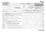 Whirlpool AWM 6101/1 Program Chart