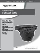 Aquascape Pro Signature BioFalls 6000 Instructions & Maintenance
