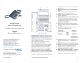 NEC SV8300 Quick Reference Card