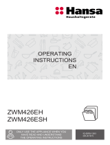 Hansa ZWM426ESH Operating Instructions Manual