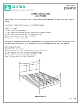 Birlea EMILY 4'6 BED Operating instructions