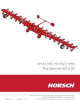 horsch Transformer 12 VF Operating Instructions Manual