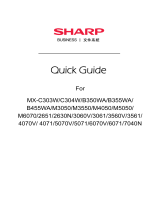 Sharp MX-3561 Quick Manual