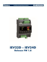 Emerson Dixell IEV24D User manual