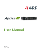 4RF Aprisa XE User manual