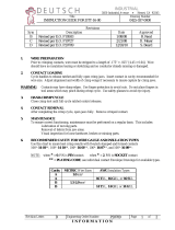 Deutsch DTT-16-00 User manual