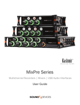 Sound Devices MIXPRE Series User manual