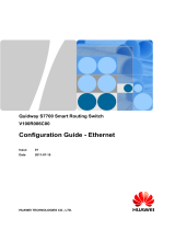 Huawei quidway s7700 Configuration Manual - Ethernet