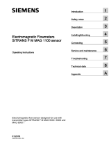 Siemens SITRANS F M MAG 1100 Operating Instructions Manual