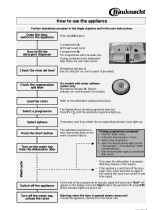 Bauknecht GSX 5960 BK Program Chart