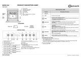 Bauknecht EMZD 5265 WS Program Chart