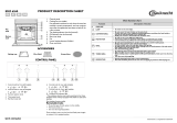 Bauknecht EMZ 6260 IN Program Chart