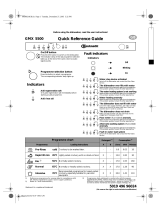 Bauknecht GMX 5500 Program Chart