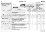 Bauknecht WA UNIQ 944 DA Program Chart