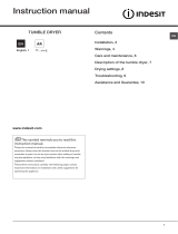 Indesit IDV 75 (EX) 60Hz User guide