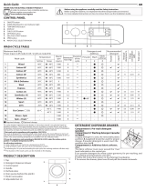 Indesit MTWE 81483 WS GCC Daily Reference Guide