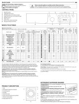 Indesit EWDE 761483 WS EE N Daily Reference Guide