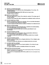 Bauknecht DE 3360 WS Program Chart