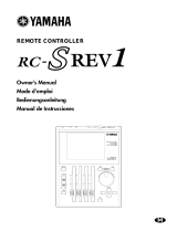 Yamaha RC-SREV1 User manual