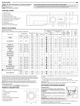 Hotpoint NSWE 742U WS UK N Daily Reference Guide
