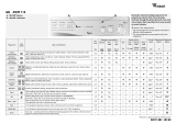 Whirlpool AWM 710 Program Chart