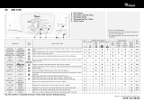 Whirlpool AWA 6106 Program Chart