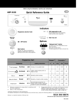 Whirlpool ADP 4530 WH Program Chart