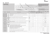 Whirlpool AWM 7085 Program Chart