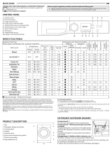 Hotpoint NSWE 743U WS UK N Daily Reference Guide
