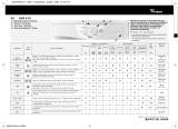 Whirlpool AWM 6101 Program Chart