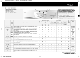 Whirlpool AWM 1400 EX Program Chart