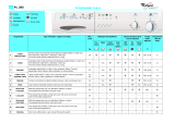 Whirlpool FL 243 Program Chart