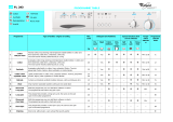 Whirlpool FL 243/1 WP Program Chart