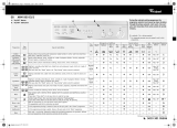 Whirlpool AWM 800 EX/3 Program Chart